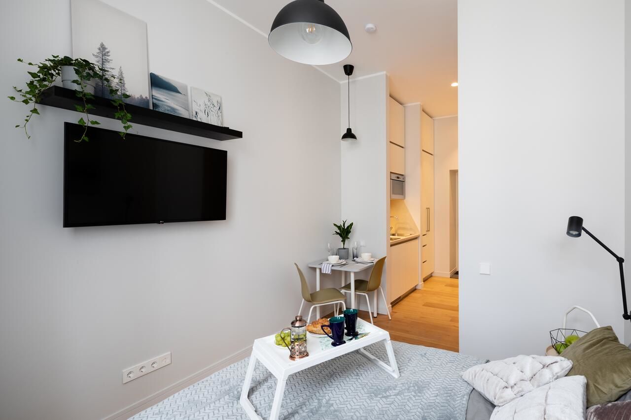 Апартаменты Modern Design Studio Apartment In Riga Center Рига-7